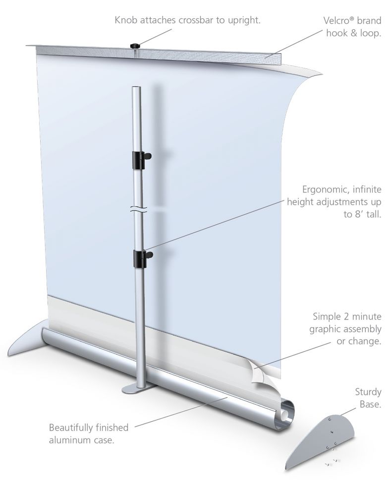 Rollup Banner Adjustable Height