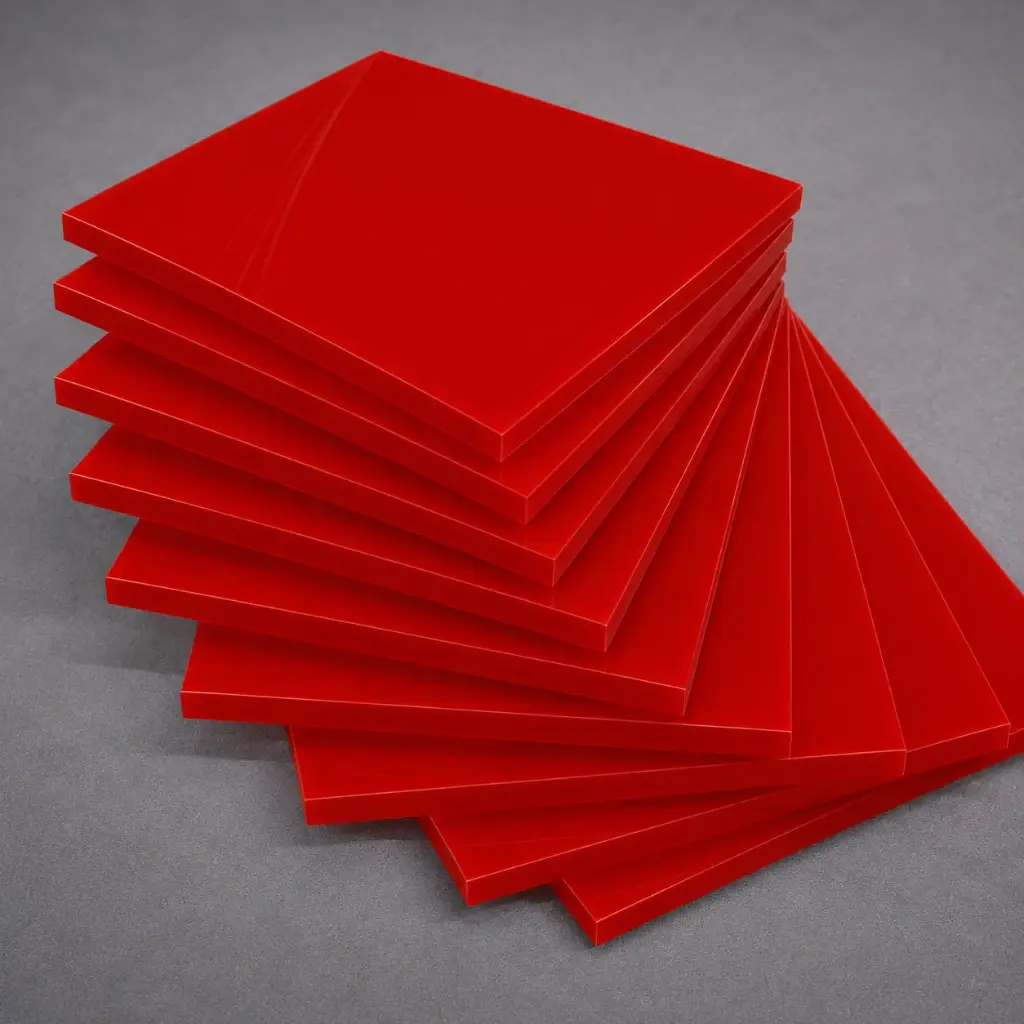 Acrylic OPTIX Red Extruded SG 3/16 x 75 x 100 2793 