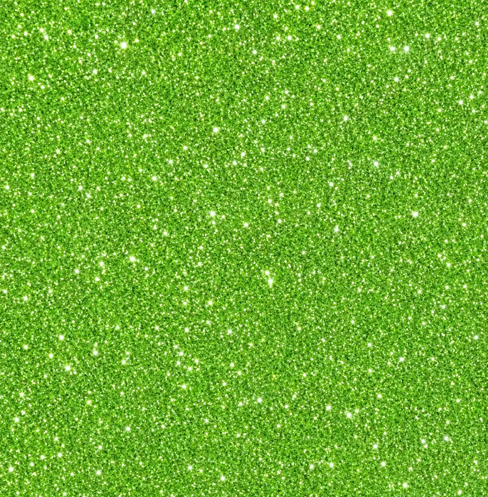 20in x 27yd NEON GREEN - 447 POLI-FLEX NEON GREEN GLITTER