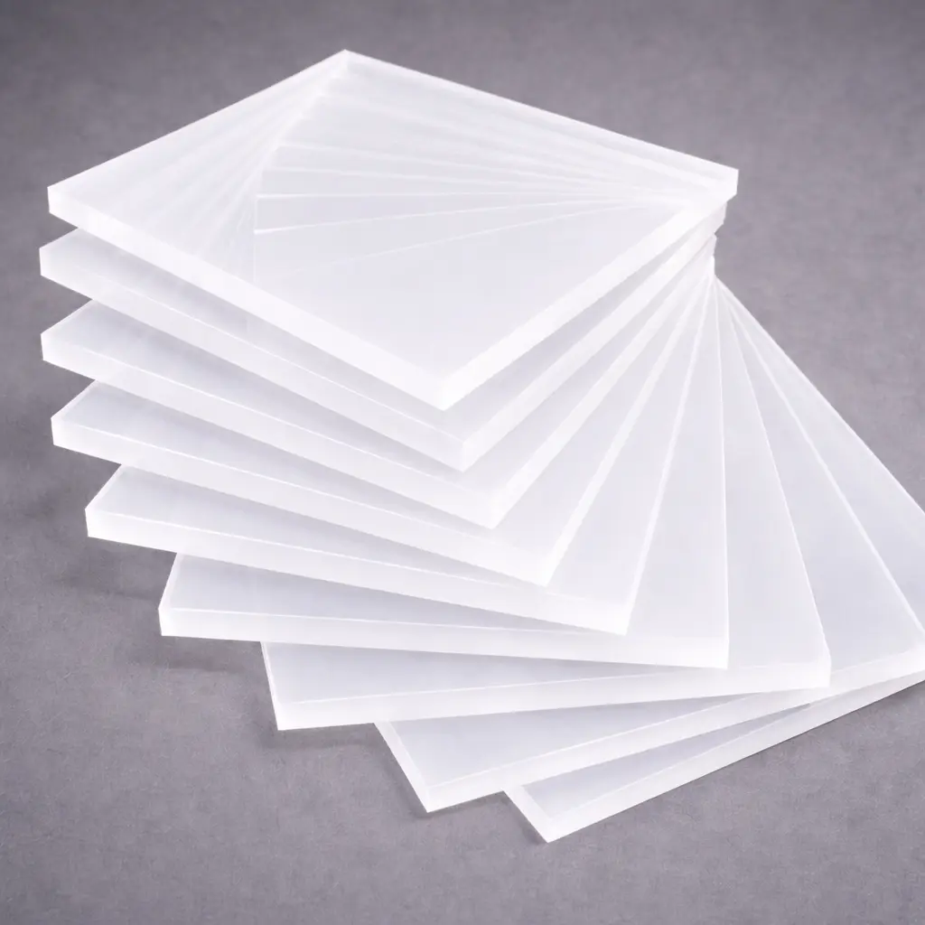 LED White Translucent Cast 1" x 48" x 96" Acrylic
