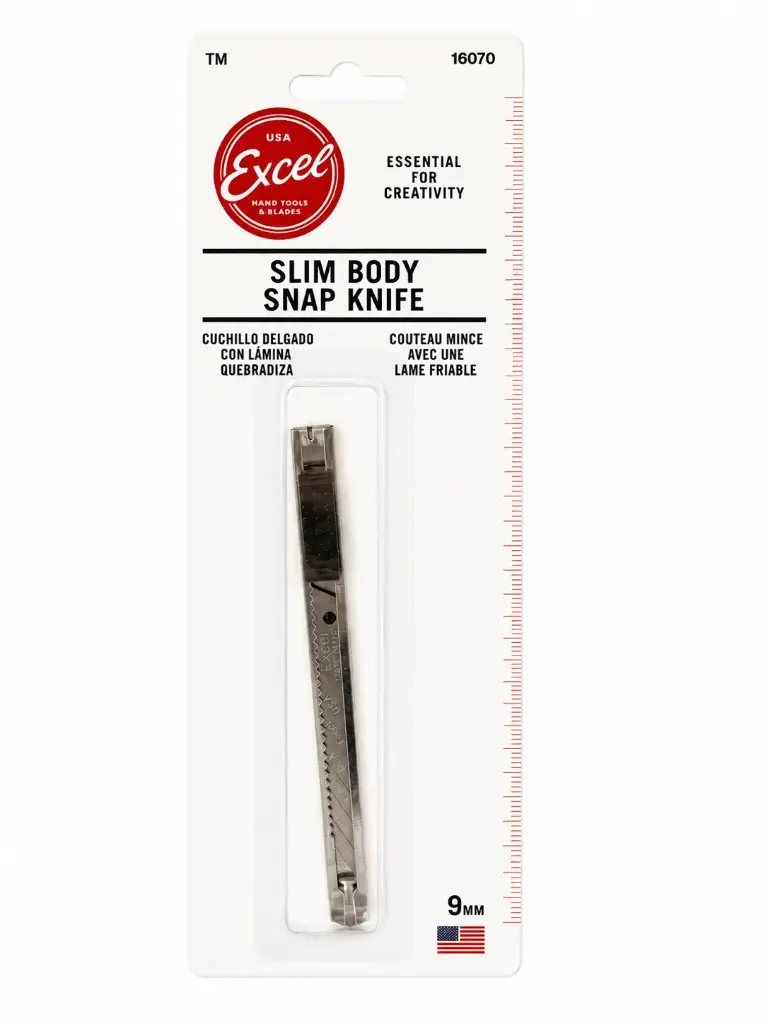 SLIM SNAP BLADE KNIFE WITH 30 DEGREE SNAP BLADES