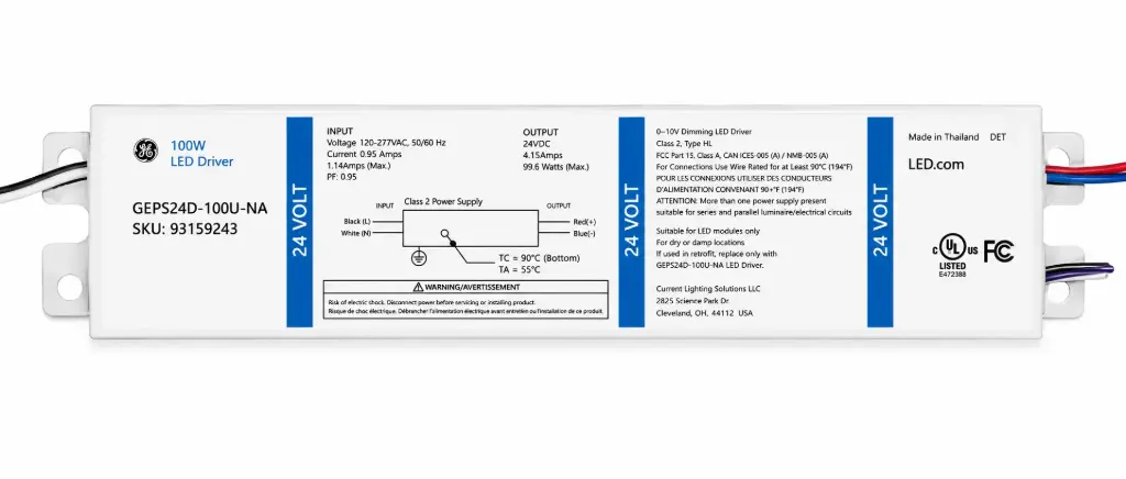 LED Dimming Power Supply (24VDC/80W) 0-10v dimming