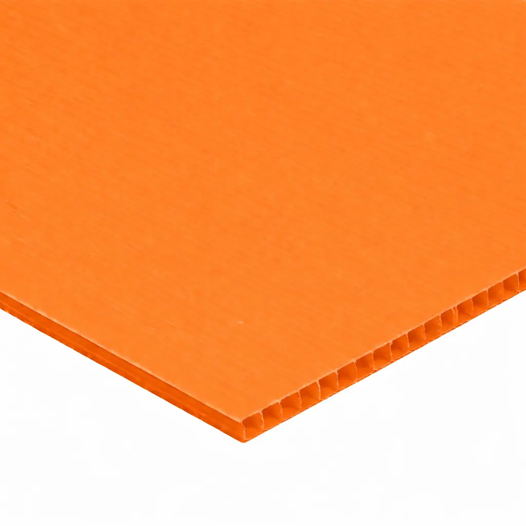 Colors , 48" x 96" 4mm Corrugated Fluted Polypropylene Board