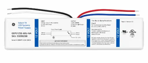 [GEPS12SE-60U-NA] LED Power Supply 12V 60W GE Current