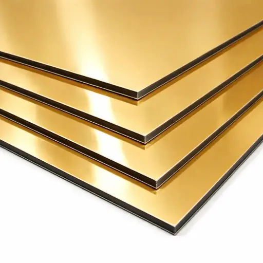 [2NEWACP05010METGOLD] Metal Gold 60" x 120" Newtek ACM 3MM