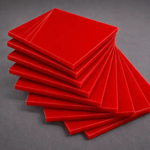 [2PMC2793RD1250408] Acrylic (1/8" x 48" x 96") RED 2793 Optix Extruded