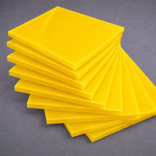 [2PMCEYL20371250408] Acrylic Yellow (2037) 1/8 x 4' x 8' LD EXTRUDED