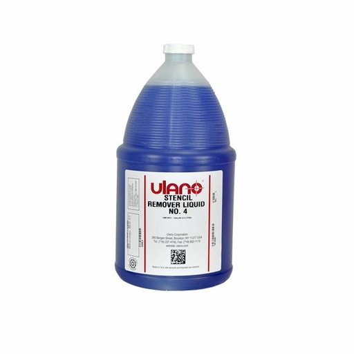 [2ULANO#4] Ulano #4 Stencil Remover Liquid (Gallon)