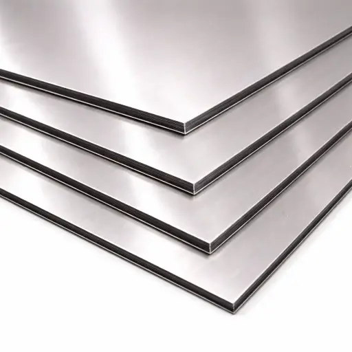 [NEWACP040408BRUSHSTAINLESS] Brush Stainless Steel 48" x 96" Newtek ACM 4MM 