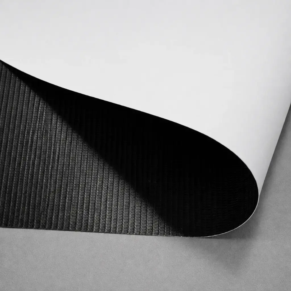 13 OZ WHITE /BLACK MATTE FRONTLIT BANNER  62"X150'