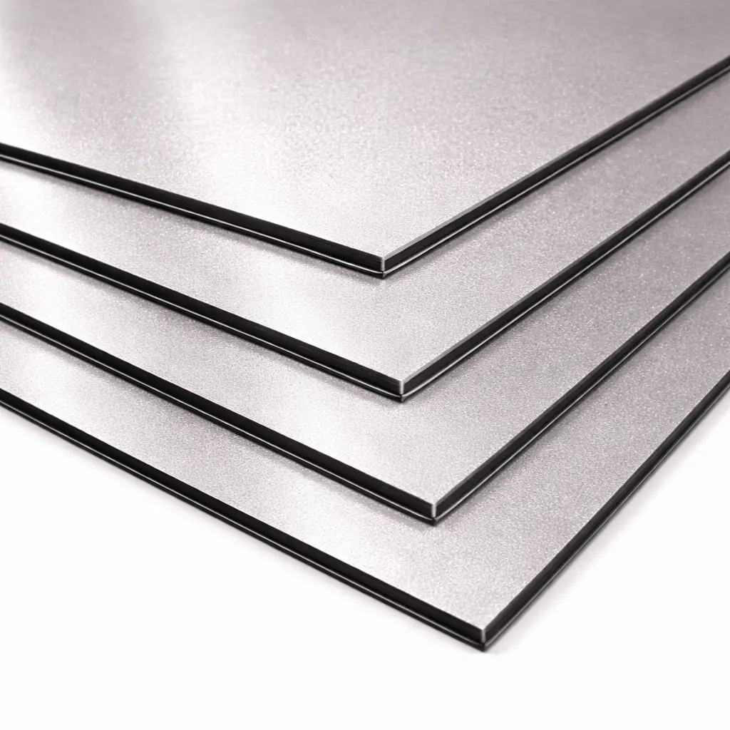 Silver Metal 60" x 120" Newtek ACM 3MM .020IN SKIN