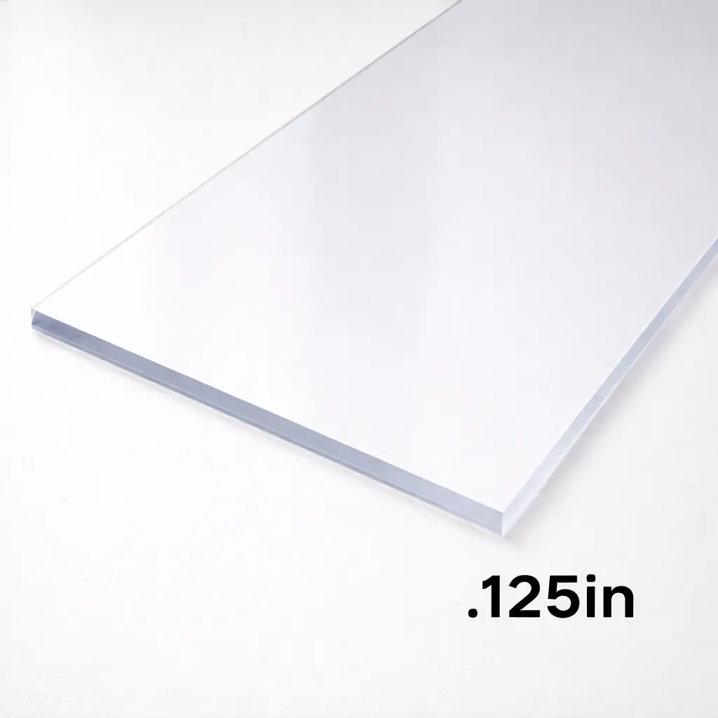 POLYCARBONATE CLEAR 1/8" x 4' x 8' 
