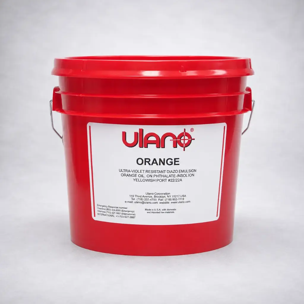 ORANGE Textile Direct Emulsion ULANO Ready To Use
