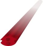 ZIP STRIP BURGUNDY - 05 STAPLE CHANNEL COVER