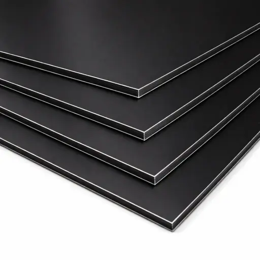 [2NEWACP05010BKM/BKG] Black Gloss/Matte 60" x 120" Newtek ACM 3MM .015IN SKIN