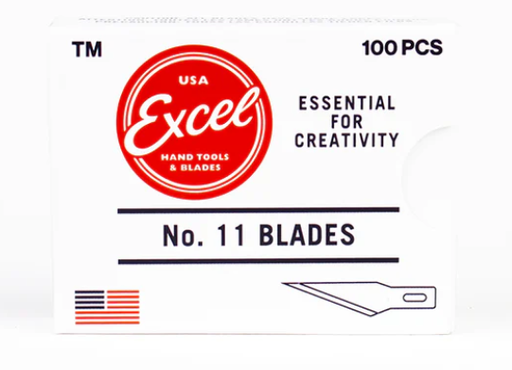 [X611] X-ACTO #11 BLADE 100/BOX #11 Double Honed Blade - 100 pcs box