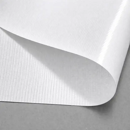 Ultrafront 13 OZ White/White Banner