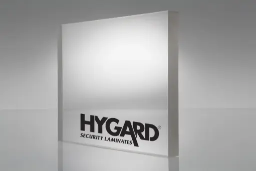 [2TUFFAKBR1250CL4896BR1250] HYGARD® BR1250 POLYCARBONATE SHEET BALLISTIC GLAZING - LEVEL 3 48" X 96" 31.8MM